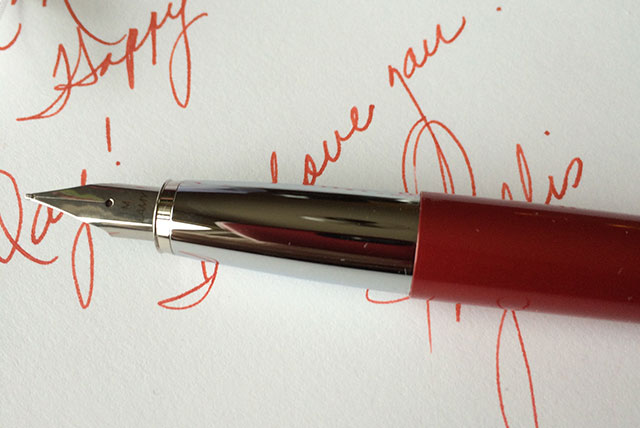 Image result for red ink pen