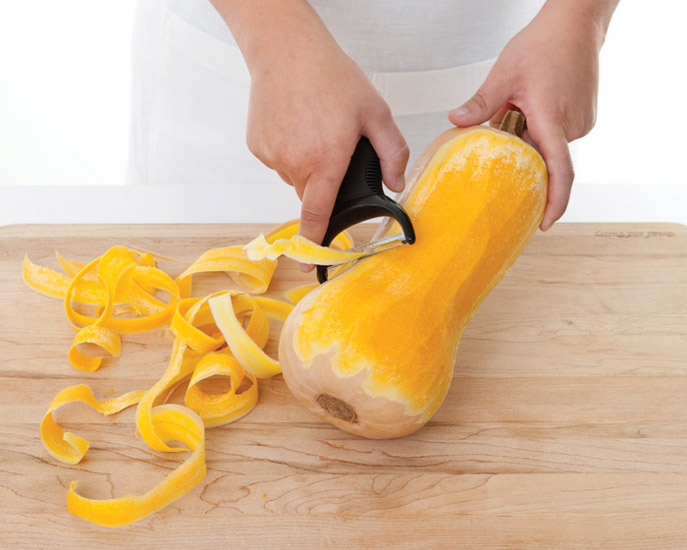 How To Peel and Dice a Butternut Squash from Taste of the South Magazine