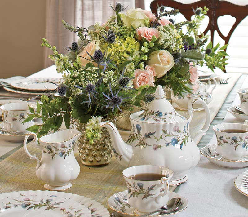 teatime table setting